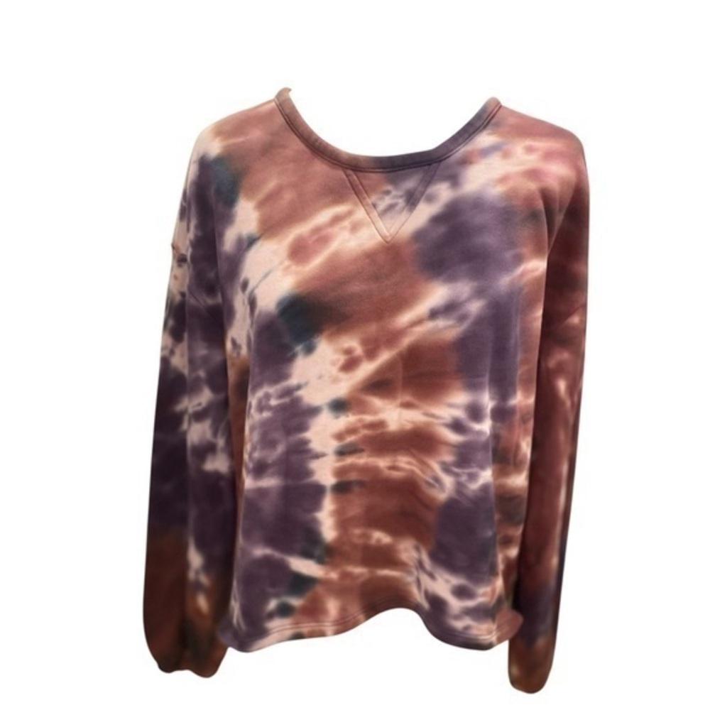 Chaser Mika Pullover Tie Dye Sweatshirt Size Small
